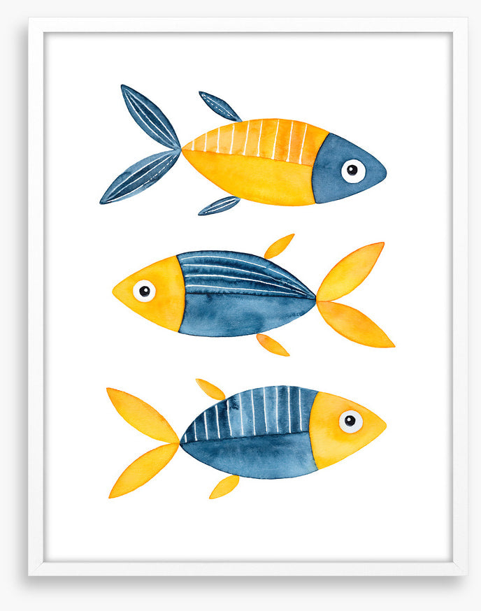 One yellow fish