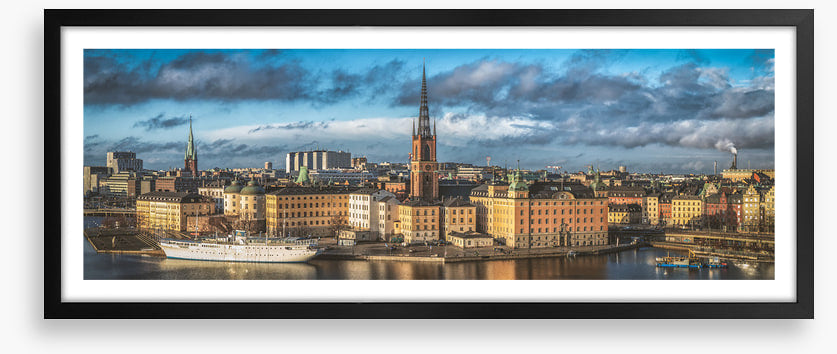 Stockholm skyline panorama