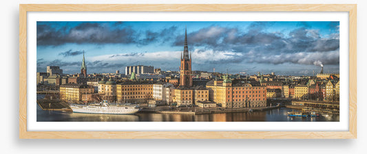 Stockholm skyline panorama