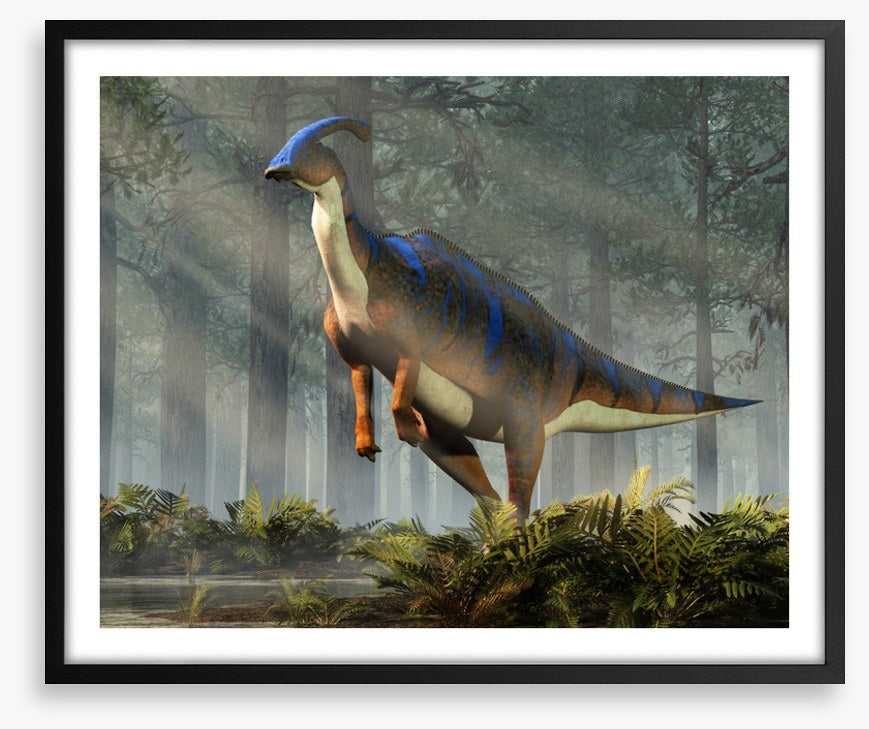 Parasaurolophus parade
