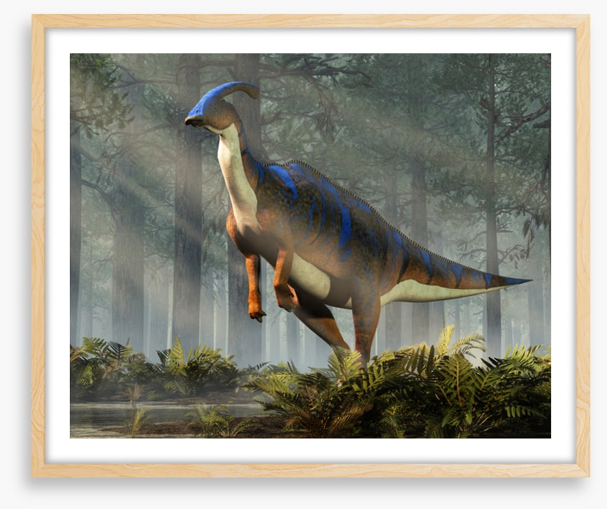 Parasaurolophus parade