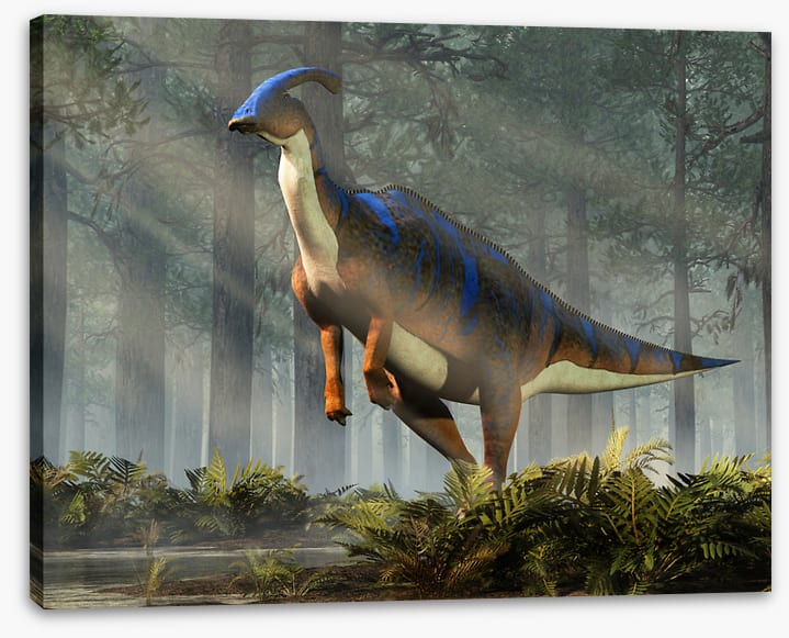 Parasaurolophus parade