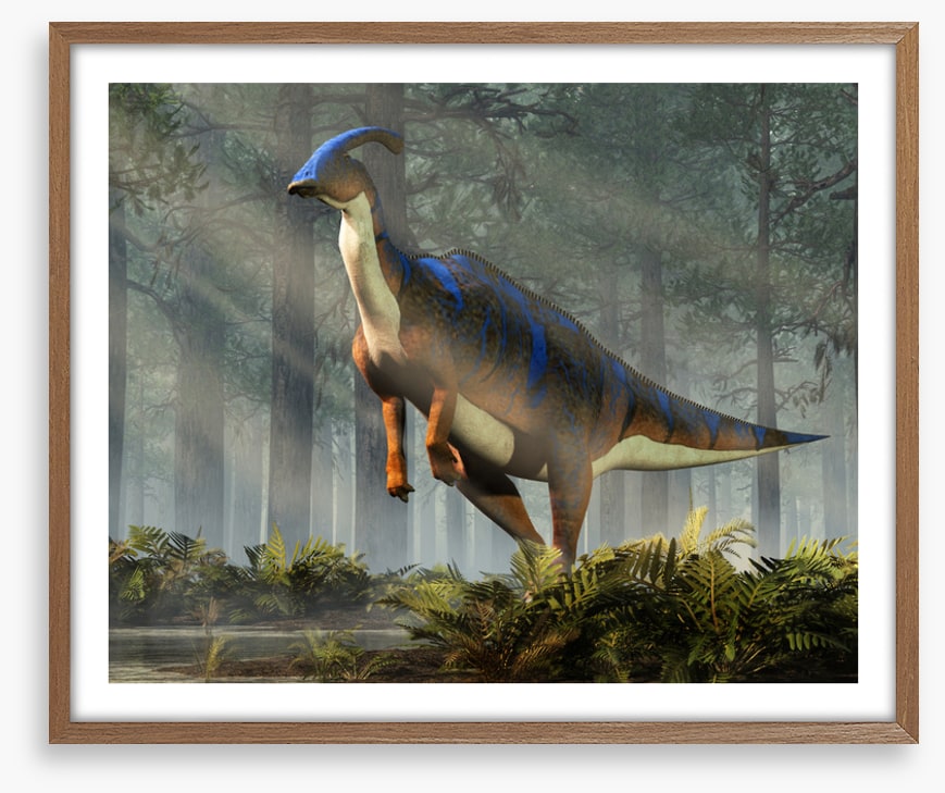 Parasaurolophus parade
