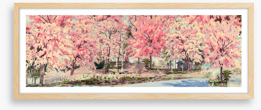 Pink blossom lane