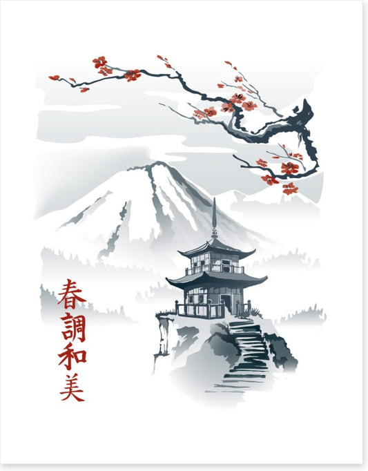 The mountain pagoda
