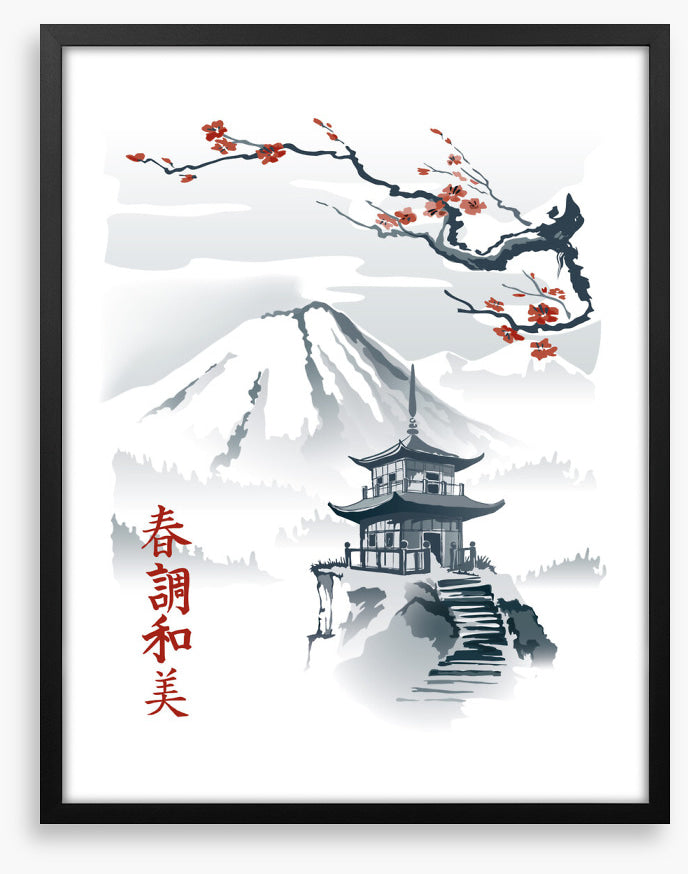 The mountain pagoda