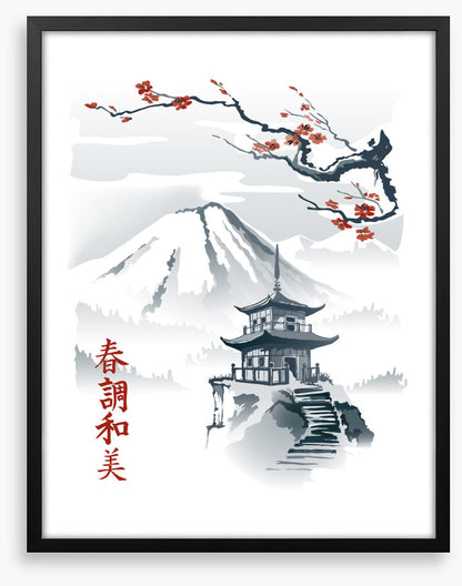 The mountain pagoda