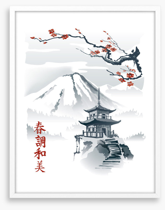 The mountain pagoda