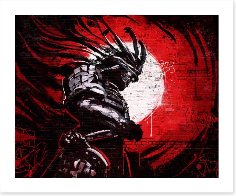 Blood moon warrior