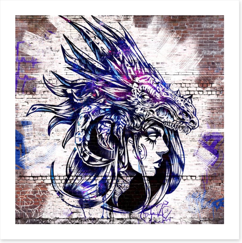The dragon mask