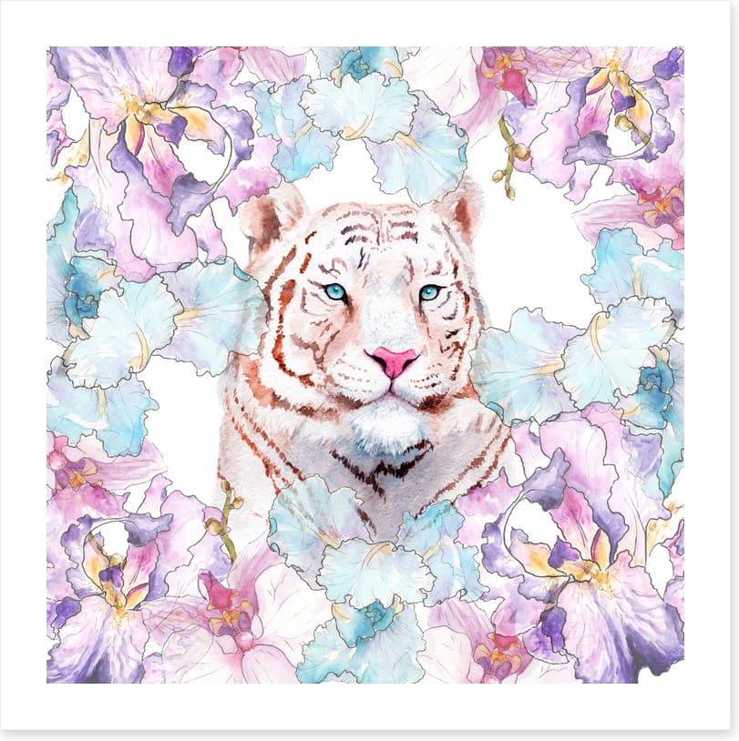 Hiding in the flowers