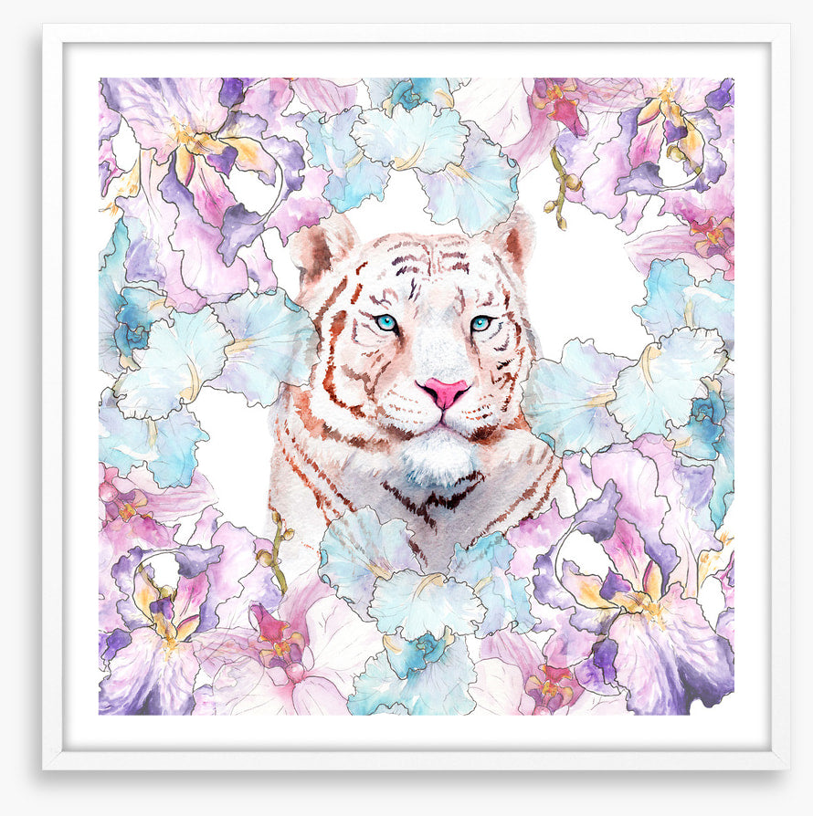 Hiding in the flowers