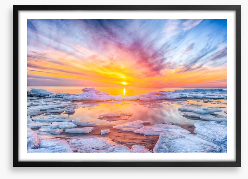 Sunset on the rocks