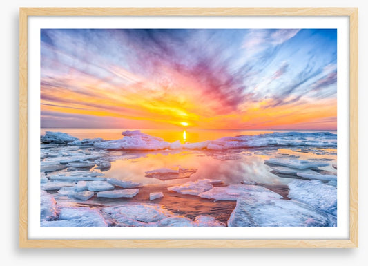 Sunset on the rocks