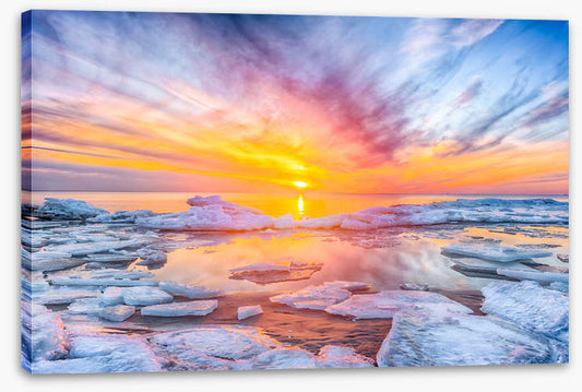 Sunset on the rocks