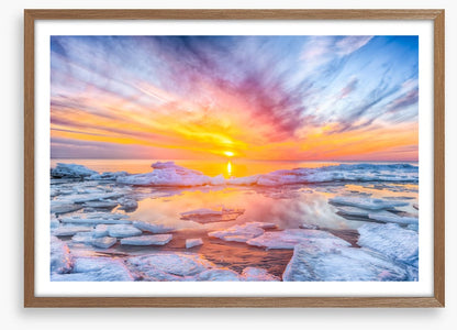 Sunset on the rocks