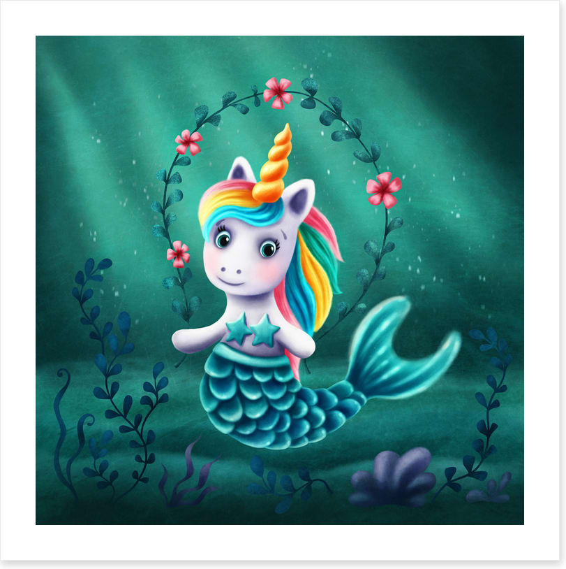 Unicorn mermaid