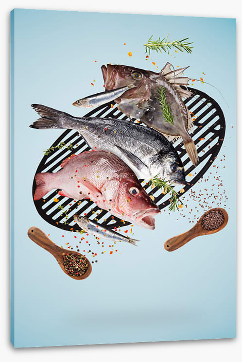 On the grill
