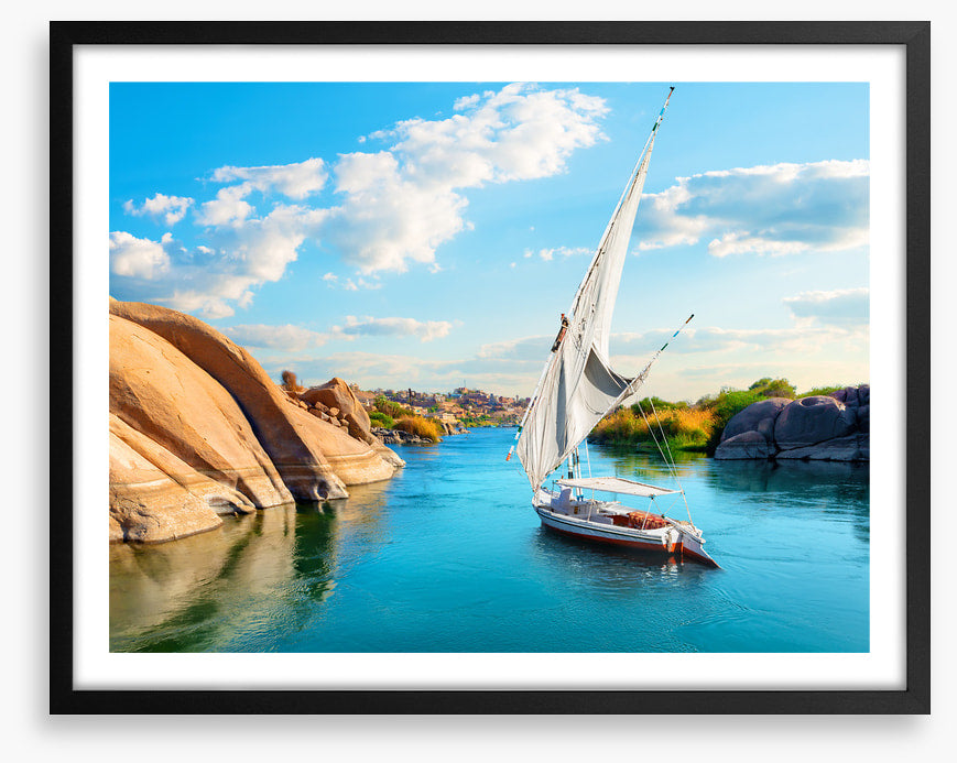 Sailing into Aswan