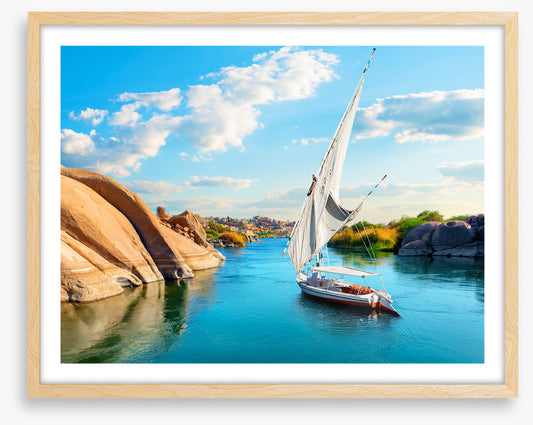 Sailing into Aswan