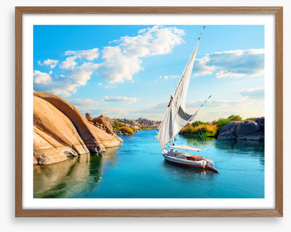 Sailing into Aswan