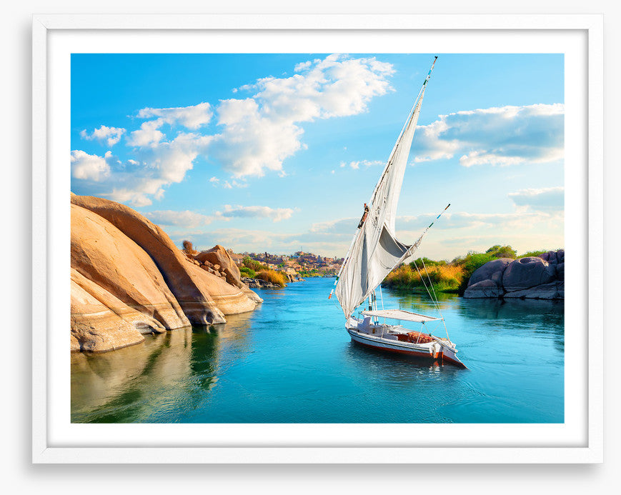 Sailing into Aswan