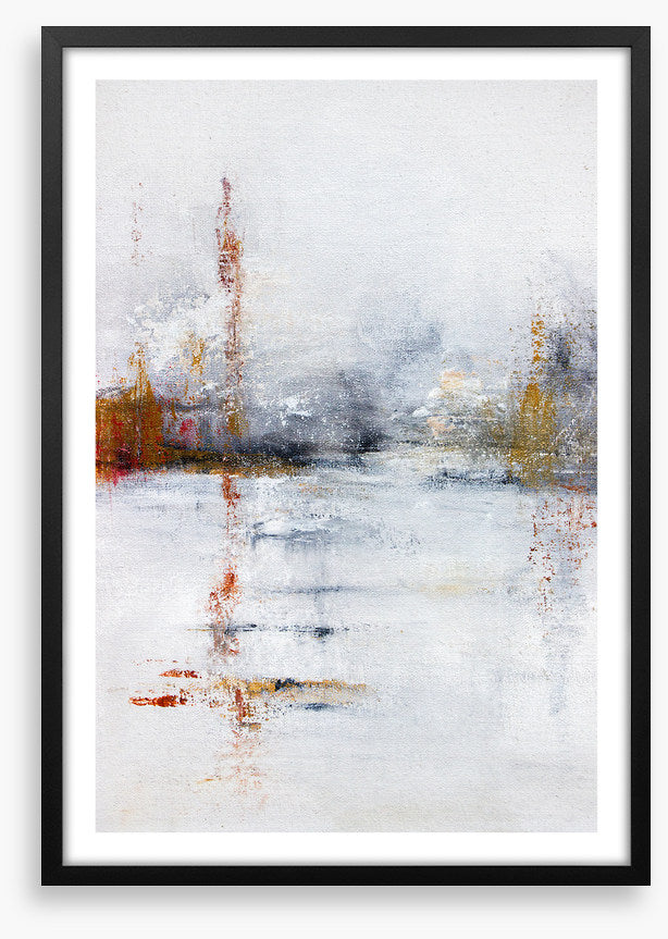 Across the frozen pond