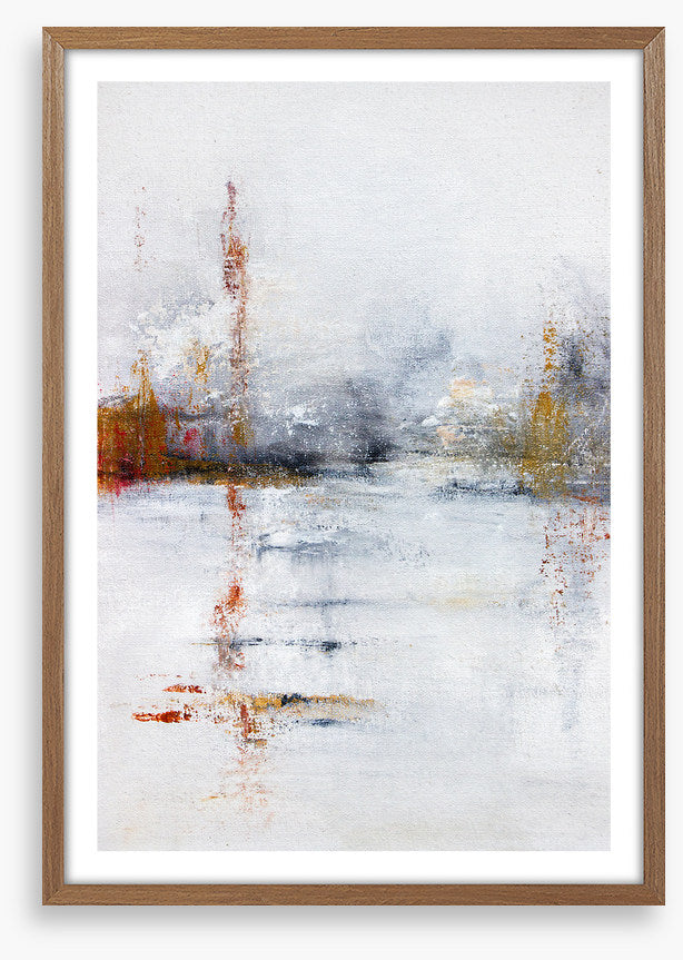 Across the frozen pond