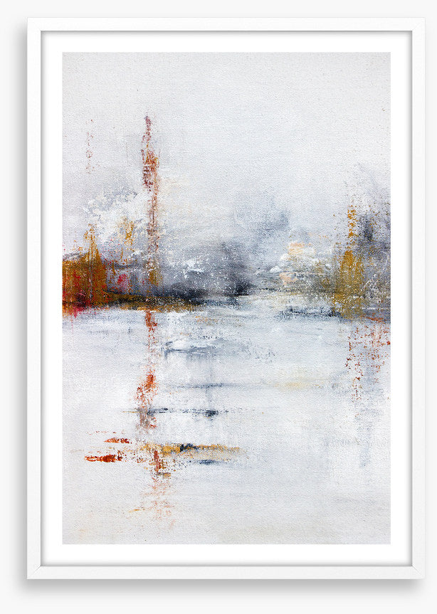Across the frozen pond