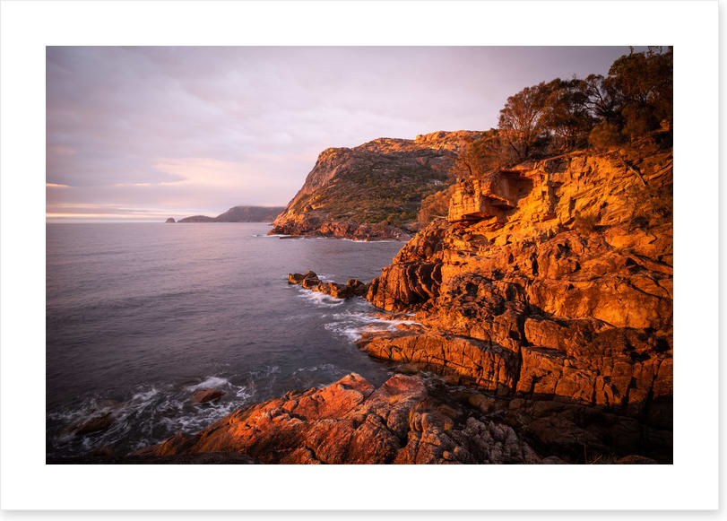 Golden granite, Freycinet
