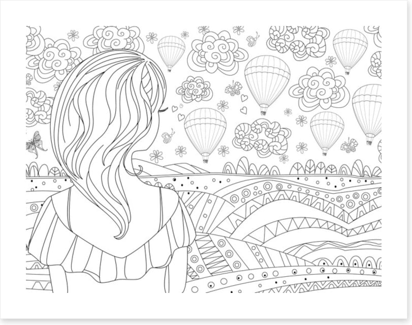 Colour me balloon girl