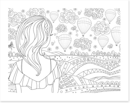 Colour me balloon girl