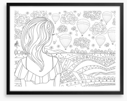 Colour me balloon girl