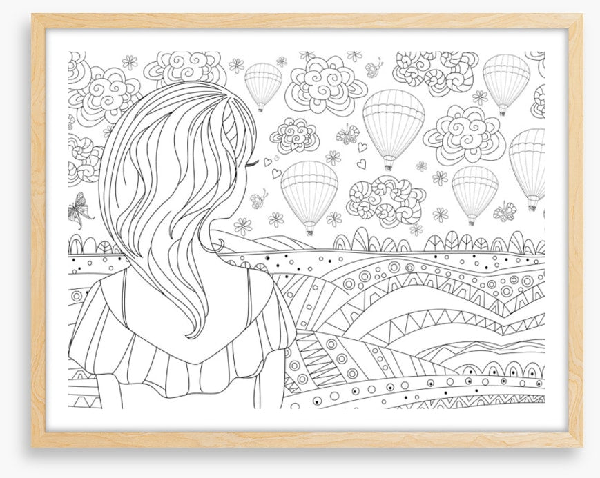 Colour me balloon girl