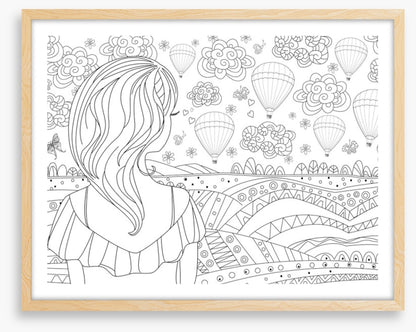 Colour me balloon girl