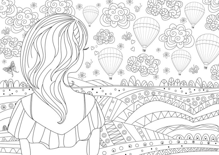 Colour me balloon girl