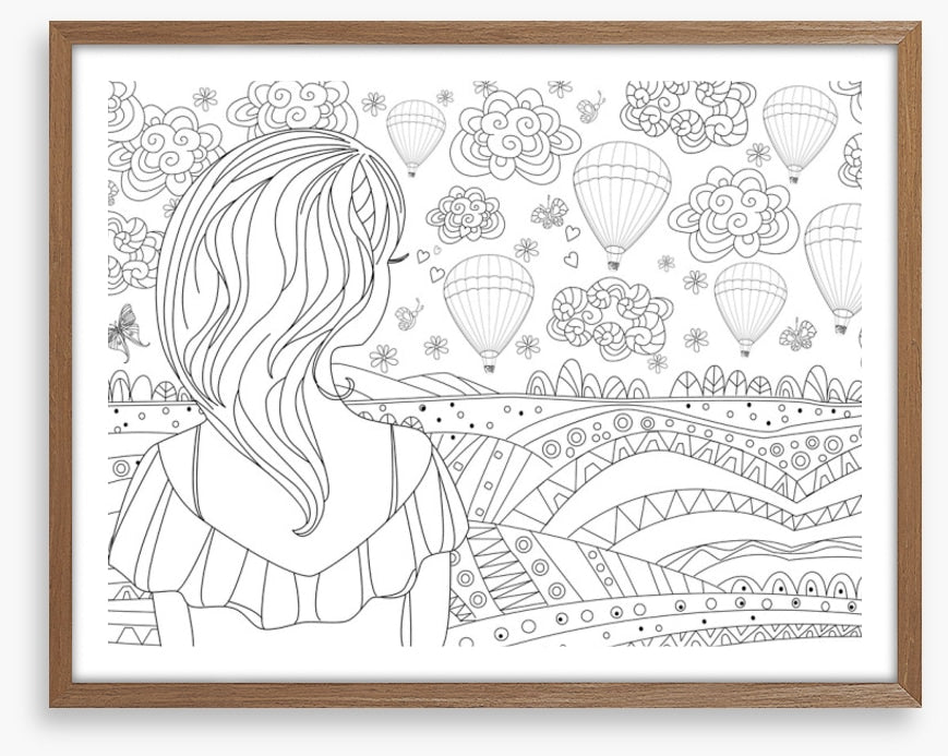 Colour me balloon girl