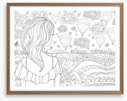 Colour me balloon girl