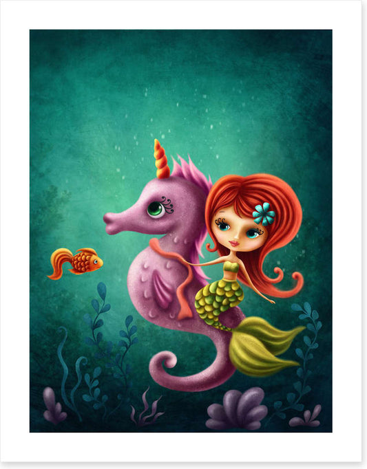 Riding my seahorse