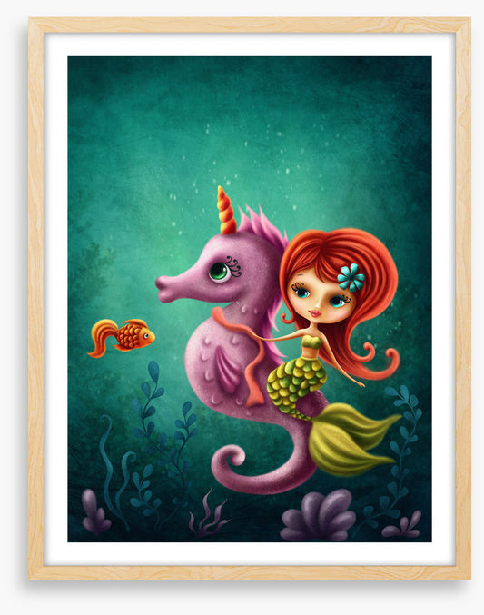 Riding my seahorse