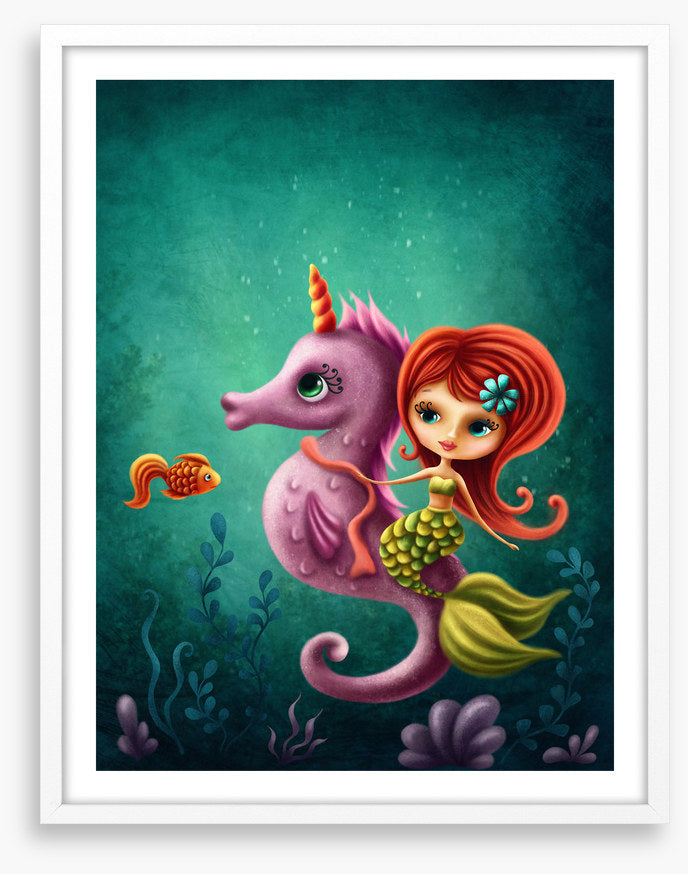 Riding my seahorse