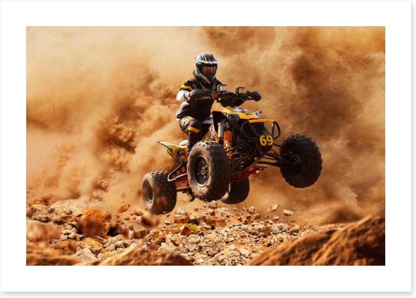 Four wheel flying