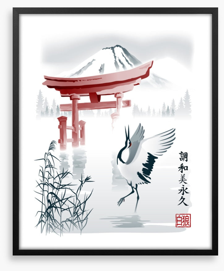 Torii gate crane