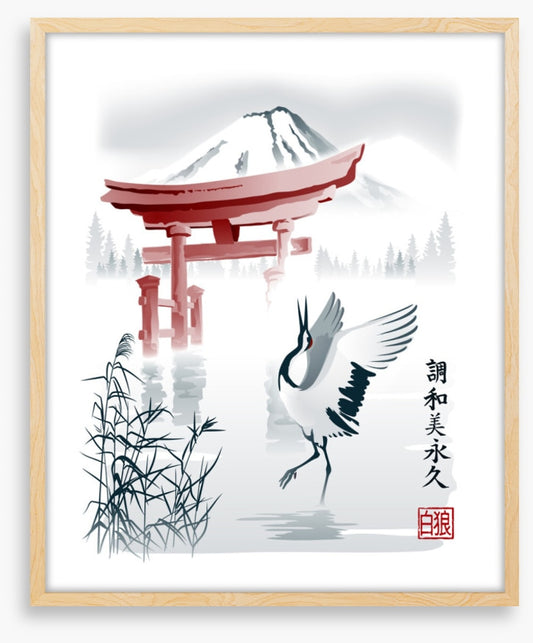 Torii gate crane