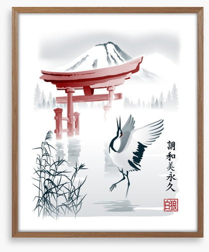 Torii gate crane