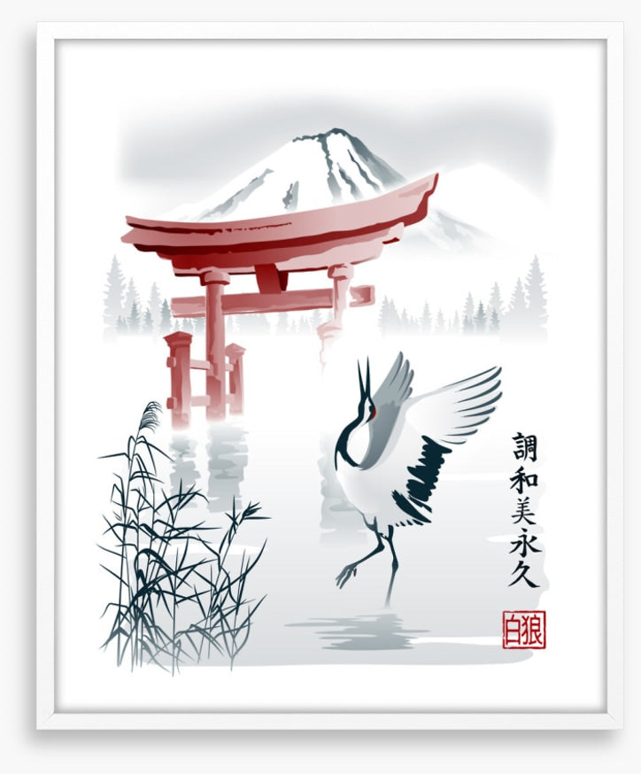 Torii gate crane