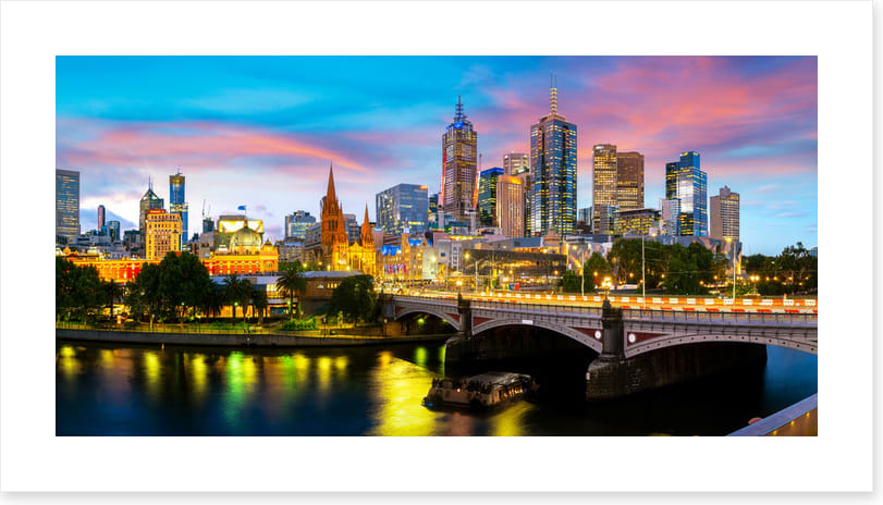 Yarra river twilight