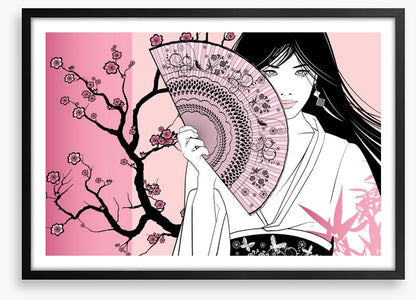 Pink blossom geisha