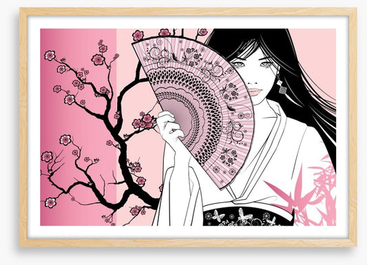 Pink blossom geisha