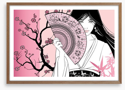 Pink blossom geisha